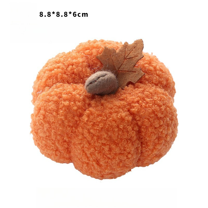 ตุ๊กตาฟักทองขนปุย ของตกแต่งฮาโ - Home Decor Halloween บทวิจารณ์และราคา