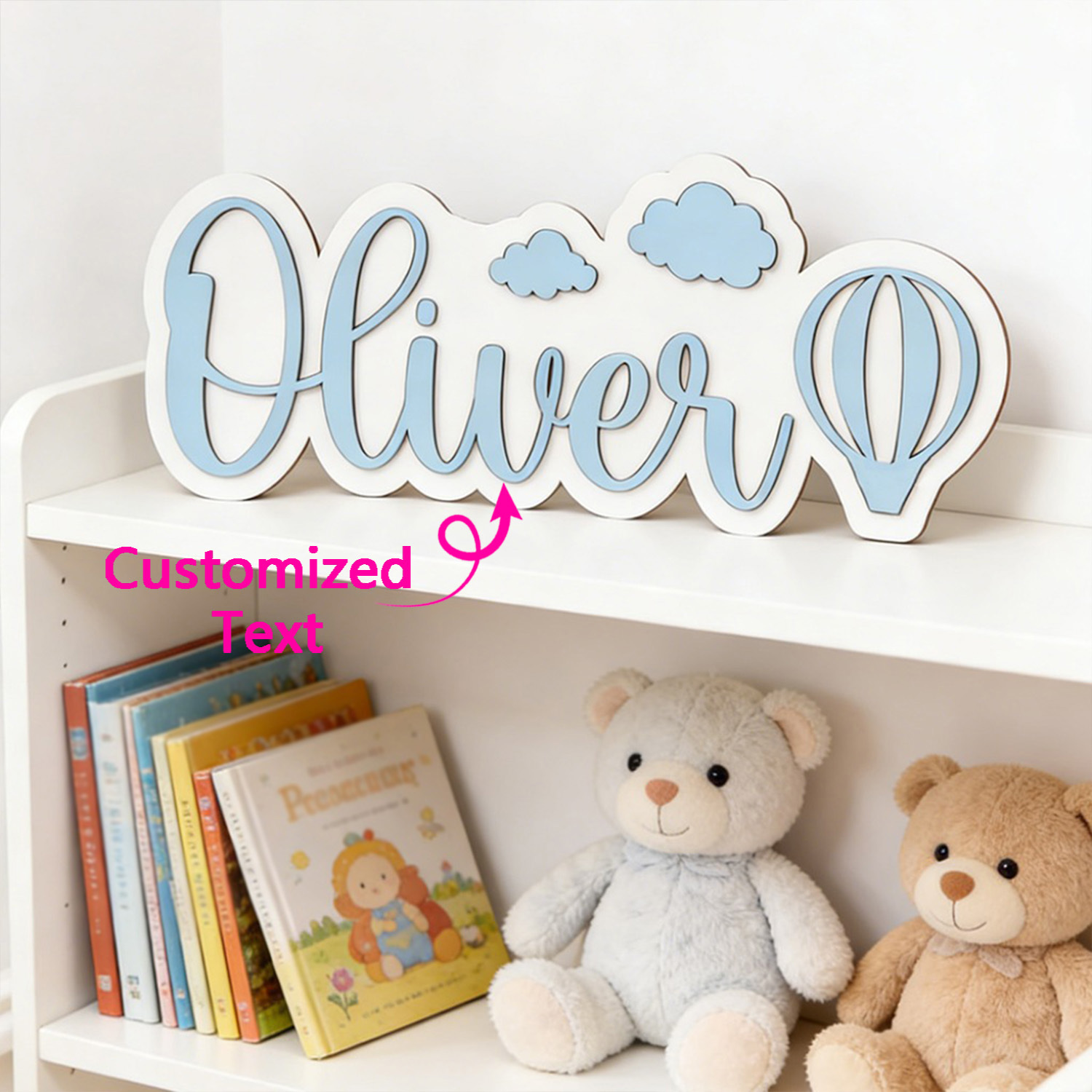 ป้ายชื่อห้องรูปบอลลูนลมร้อนและ - Home Decor Halloween บทวิจารณ์และราคา