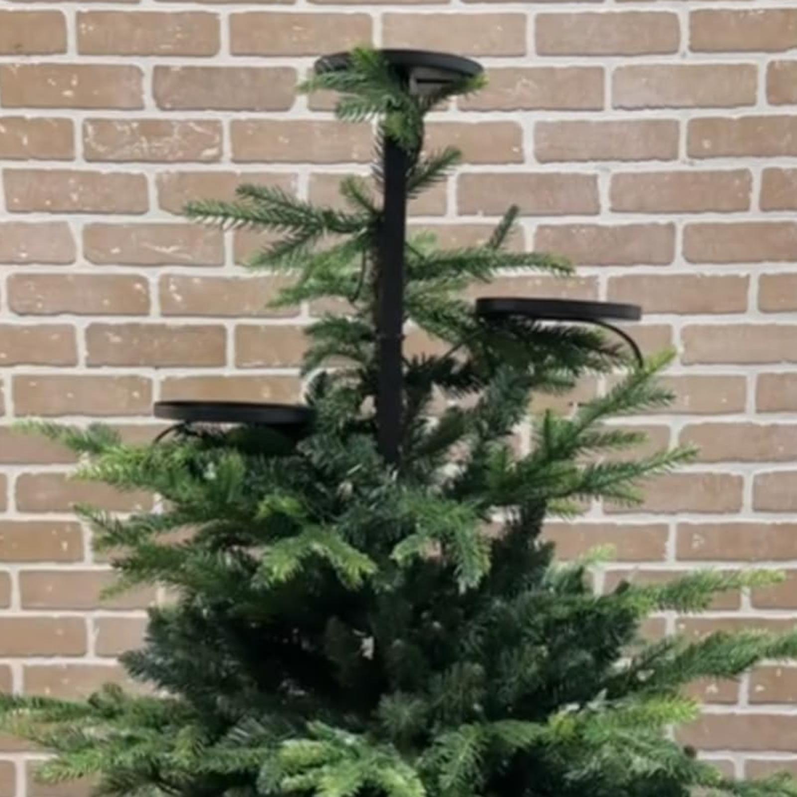 เชิงเทียนติดต้นคริสต์มาสแบบสาม - Home Decor Tree บทวิจารณ์และราคา