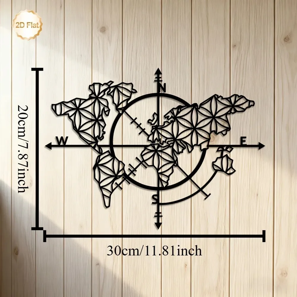 งานศิลปะติดผนังโลหะรูปเข็มทิศแ - Home Decor Brand บทวิจารณ์และราคา