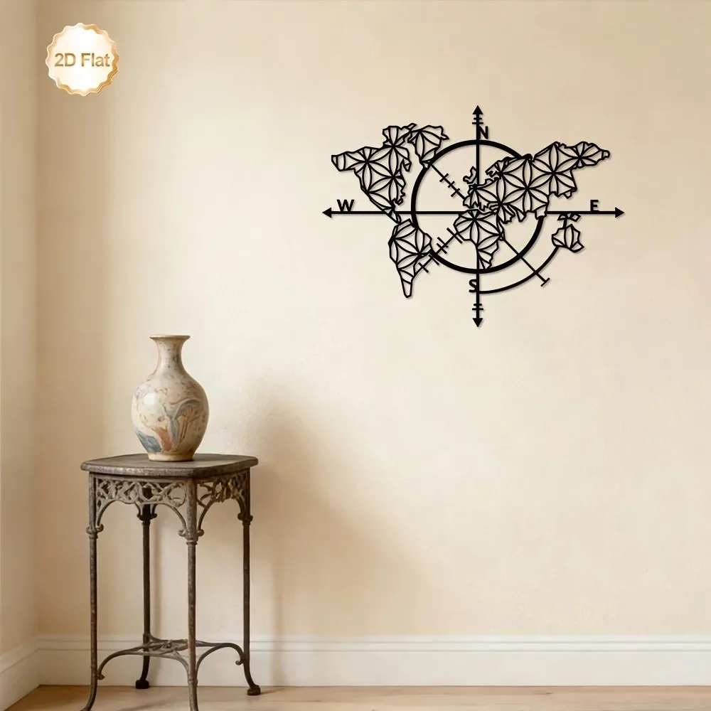 งานศิลปะติดผนังโลหะรูปเข็มทิศแ - Home Decor Brand บทวิจารณ์และราคา