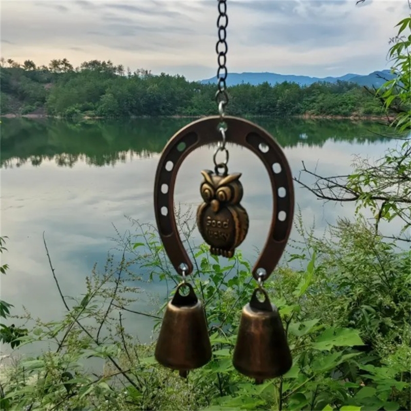 กระดิ่งลมรูปเกือกม้าพร้อมนกฮูก - Boho Wind Chimes บทวิจารณ์และราคา