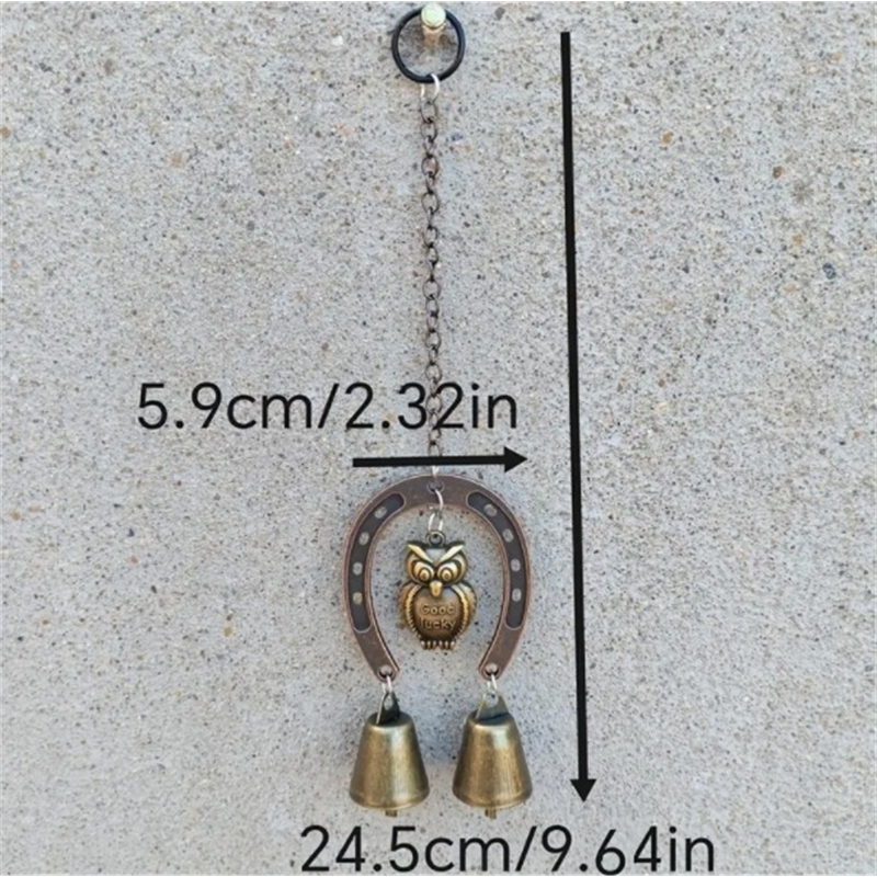 กระดิ่งลมรูปเกือกม้าพร้อมนกฮูก - Boho Wind Chimes บทวิจารณ์และราคา