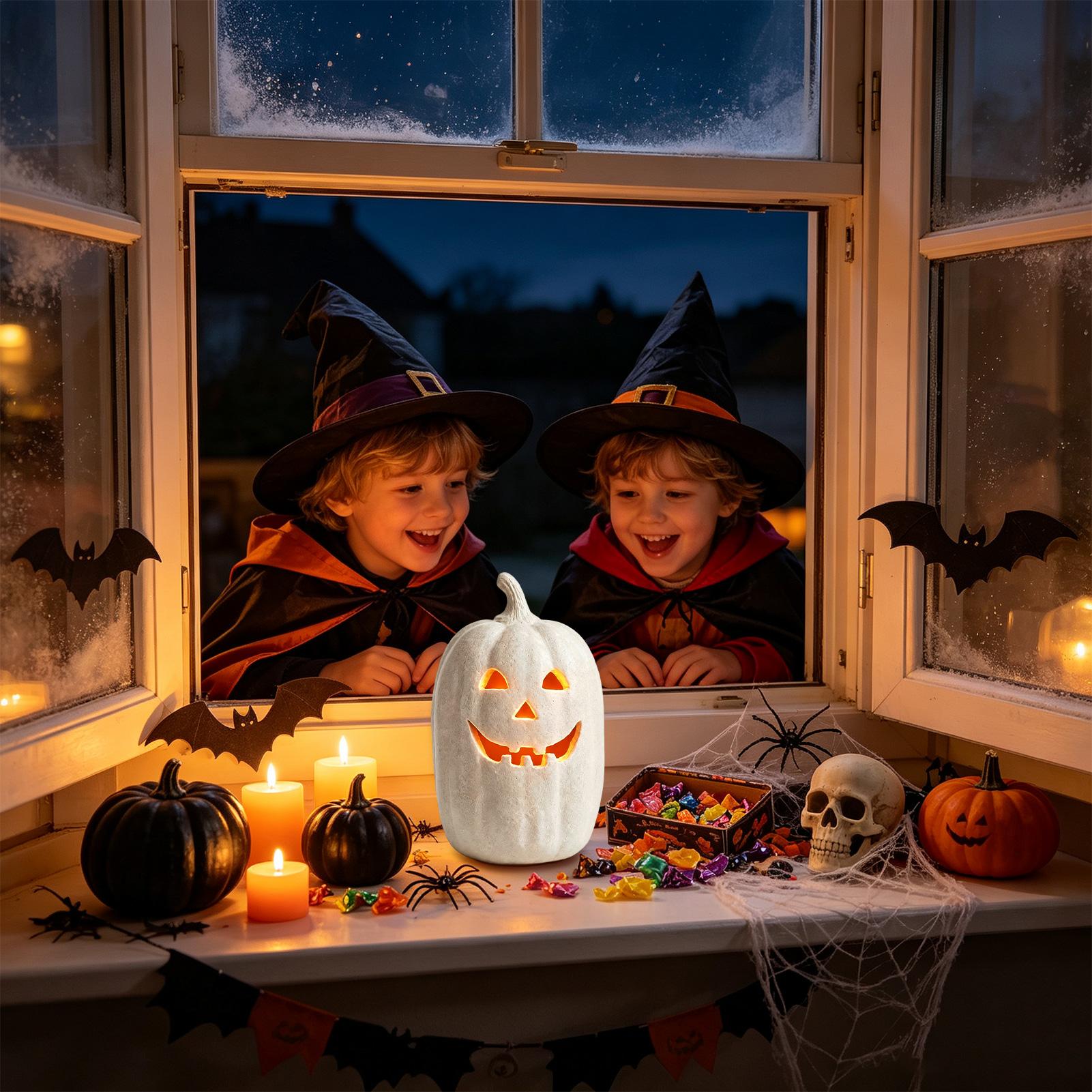 ของตกแต่งฟักทองฮาโลวีน โคมไฟฟั - Home Decor Halloween บทวิจารณ์และราคา