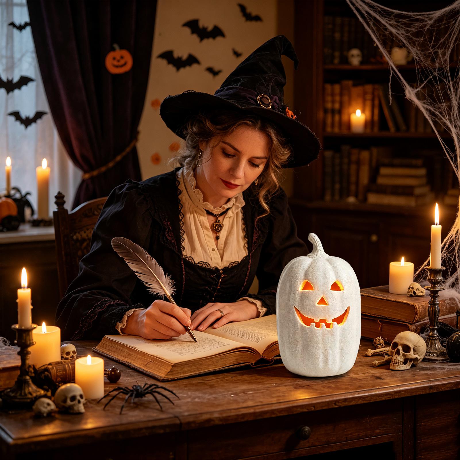 ของตกแต่งฟักทองฮาโลวีน โคมไฟฟั - Home Decor Halloween บทวิจารณ์และราคา
